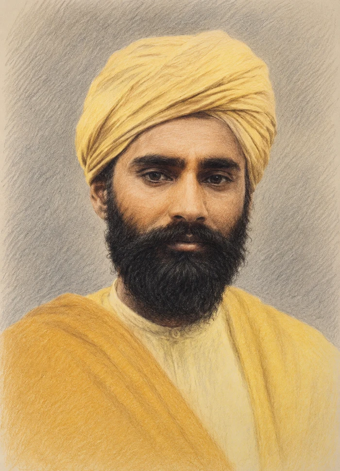 Retrato de Sadhu Sundar Singh